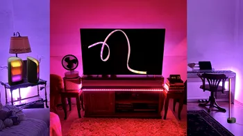 EXPERIENȚĂ Cum îmbrățișezi lumina inteligentă cu Philips Hue și îți transformi locuința peste noapte cu Hue Signe Gradient, Hue Play Washer și Hue Flux. Hue Bridge Pro este creierul întregii afaceri