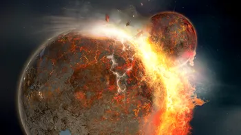 Originea surprinzătoare a planetei dispărute care a format Luna, dezvăluită de o nouă analiză