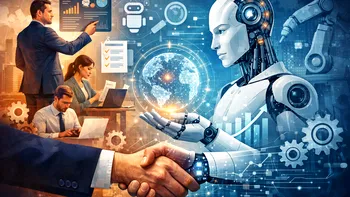 INTERVIU Cum schimbă AI munca în companii. Adrian Baron, președinte ABSL: „Nucleul uman” rămâne esențial într-o industrie în care AI accelerează competitivitatea și transformă rolurile