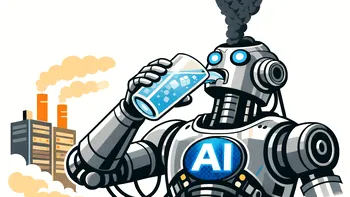 Inteligența artificială „înghite” apă și „scoate” emisii uriașe: Cât a „consumat” AI în 2025 și de ce devine o problemă pentru omenire
