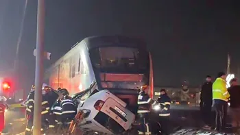 Accident feroviar grav în Chiajna. Intervenție complexă pentru salvarea unei persoane încarcerate