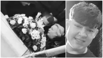 Părinții lui Mario Berinde, uniți de durere lângă sicriul fiului lor, deși sunt divorțați. Momente sfâșietoare la înmormântarea adolescentului