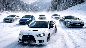 Test suprem pe zăpadă: care sunt cele mai eficiente mașini sport cu tracțiune integrală și spate