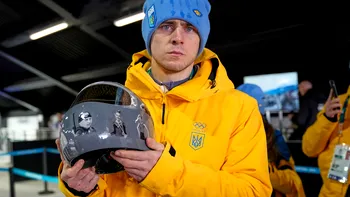 Scheletonistul ucrainean Vladyslav Heraskevych a primit interdicție la Jocurile Olimpice din cauza imaginilor de pe cască