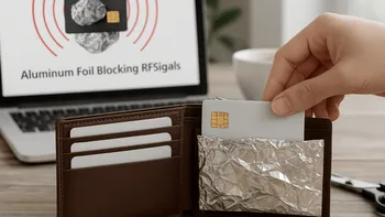 Din ce în ce mai mulţi oameni sunt îndemnaţi să îşi înfăşoare cardurile bancare în folie de aluminiu. Cum te protejează acest gest