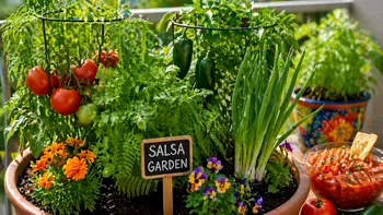Ce este o „grădină de salsa”? Trendul care îți transformă ghivecele într-o sursă de ingrediente proaspete