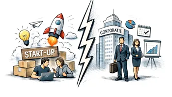 Start-up vs. corporație: Cum stimulează inovarea diferențele de cultură organizațională?