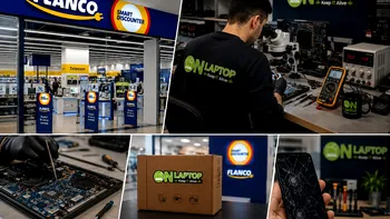 OnLaptop și Flanco simplifică trimiterea laptopurilor și telefoanelor în service prin peste 150 de magazine