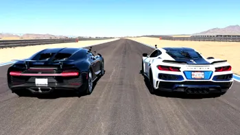 Corvette ZR1X a făcut de râs un Bugatti Chiron de milioane: când prețul nu mai câștigă cursa VIDEO