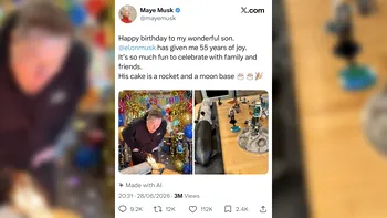 Mama lui Elon Musk i-a făcut urare de ziua lui cu imagini generate de AI, iar internetul a avut o reacție neașteptată