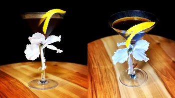 Cum faci un cocktail original de culoare neagră cu arome intense de portocală și o complexitate aparte - Blacksip