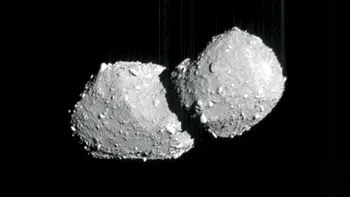 Sonda japoneză Hayabusa2 a fotografiat un asteroid cu două „capete” aflat la 100 de milioane de kilometri de Pământ