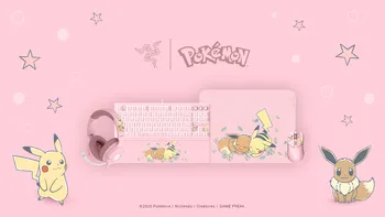Razer lansează colecția Pikachu și Eevee. Noile accesorii simpatice de gaming ajung și în Europa