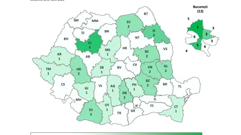 Harta mediilor de 10 la Bacalaureat 2026. Numărul absolvenților cu media maximă aproape s-a dublat față de anul trecut. Bucureștiul conduce clasamentul