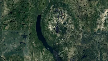 Crater uriaș descoperit din întâmplare pe Google Maps. Are 390 de milioane de ani și a fost creat de un meteorit