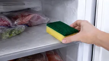 De ce pun unii oameni un burete umed în congelator. Trucul simplu care poate fi foarte util când pleci de acasă