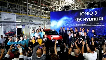 Hyundai începe producția electricei de 28.000 de euro cu aproape 500 km autonomie: IONIQ 3 este făcut special pentru Europa