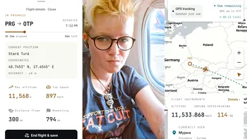 Am vrut să văd pe unde zbor fără internet și am găsit aplicația SkyDot: cum o folosești în avion | FOTO-VIDEO