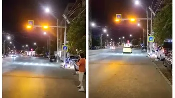 Bucureștiul are prima trecere de pietoni inteligentă: luminile se aprind doar când cineva vrea să traverseze