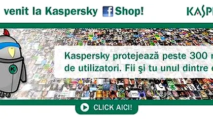 Kaspersky are magazin online pe Facebook