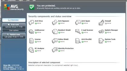 AVG Internet Security 2011: Tare ca piatra, iute ca sageata [Review]