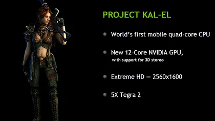 NVIDIA a anuntat Kal-El: din august tabletele vor include procesoare quad-core