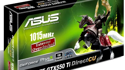 ASUS a lansat placile grafice GTX550 Ti DirectCU Ultimate
