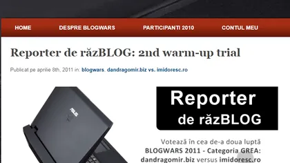 Blogwars Warm-up Trial editia a doua