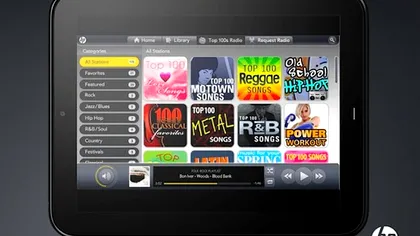 HP PlayBook cu magazin virtual de muzica si filme