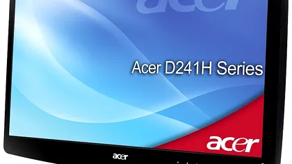 Monitoarele Acer D241H si M230HML, cu TV tuner, Wi-Fi, in Romania