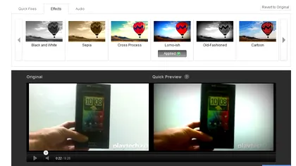 YouTube acum cu efecte de postprocesare