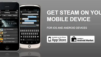 Steam are aplicatie de mobile, momentan in Closed Beta