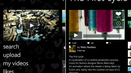 Windows Phone inca mai primeste aplicatii de baza -  Vimeo a aterizat in Marketplace