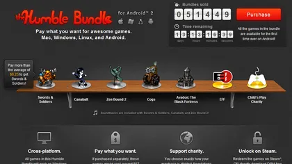 Humble Indie Bundle for Android 2, lansat