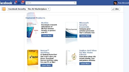 Facebook Marketplace aduce 6 luni de antivirus trial