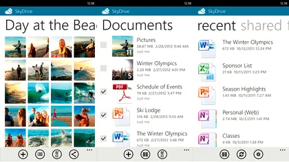 Skydrive, limitat la 7 GB odata cu noua aplicatie pentru WP7