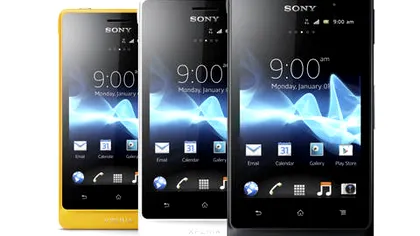 Sony anunta noi telefoane rezistente la apa: Xperia Go si Xperia Acro S