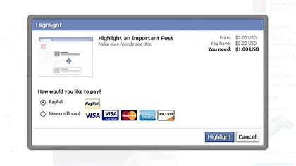 Facebook te taxeaza pe wall - Platesti?