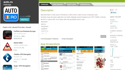 Auto.ro si-a lansat aplicatia pentru Android