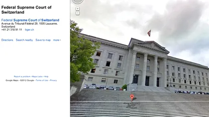 Elvetienii dicteaza noi reguli pentru Google Street View