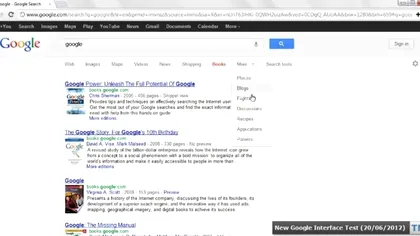 Google experimenteaza un nou format de cautare