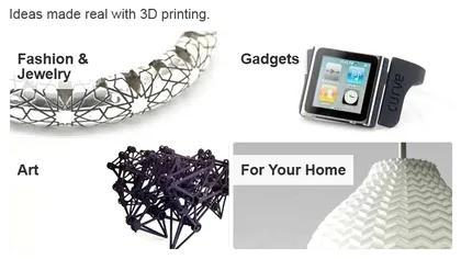 Shapeways sarbatoreste - Printingul 4D functioneaza... la altii