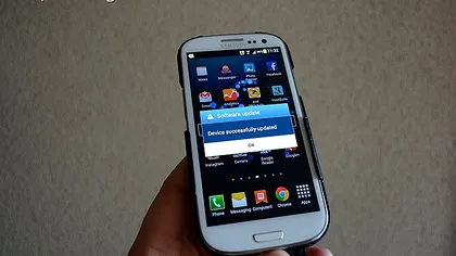 Samsung Galaxy S3 cu noul firmware