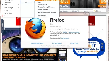 Firefox mai primeste un update - a ajuns la 14