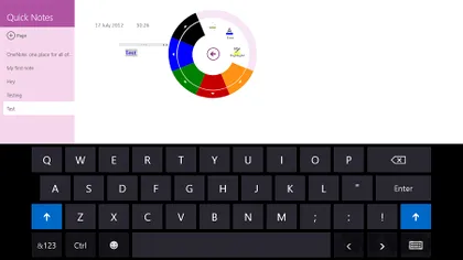Microsoft lanseaza OneNote pentru Windows 8 - varianta Metro