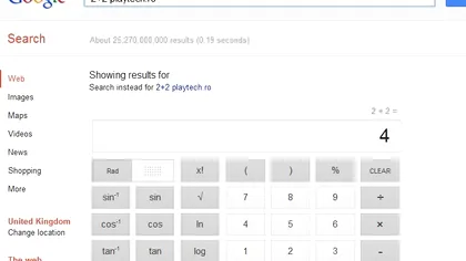 Google Search vine cu modificari -  integreaza un calculator serios