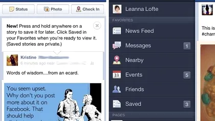 Facebook vine cu un nou update: Liste de lectura