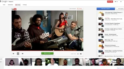 Google vrea sa transmitem concerte prin Hangout