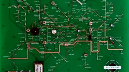 Arta electronica inspirata de metroul din Londra