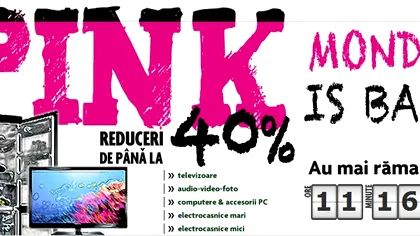 Oferte Pink Monday valabile doar AZI